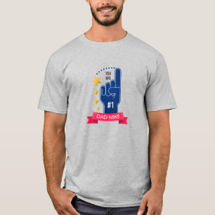 Aangepaste Vaderdag voor aangepaste naam   Shirt