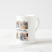 Aangepaste vaders dag 4 foto-collage Beste vader o Porselein Kop (Voorkant rechts)