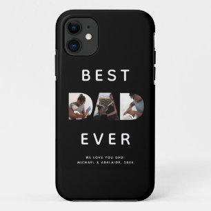 Aangepaste vaders Dag Foto Collage Beste vader ooi iPhone 11 Hoesje