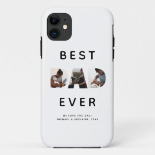Aangepaste vaders Dag Foto Collage Beste vader ooi iPhone 11 Hoesje