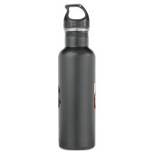 Aangepaste vaders Dag Foto Collage Beste vader ooi Waterfles (Achterkant)