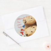 Aangepaste vakantie bakken Dessert Label Stickers (Envelop)