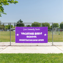 Aangepaste vakantie Bijbel School Banner
