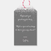 Aangepaste vakantie cadeaulabel (Achterkant)