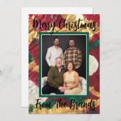 Aangepaste vakantie Groeten Kaarten voor u! (Voorkant / Achterkant)