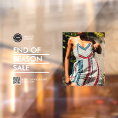 aangepaste vakantie zakelijke product korting adve raamsticker (Vel 2)