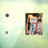 aangepaste vakantie zakelijke product korting adve raamsticker (Vel 3)