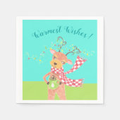 Aangepaste vakantiepluiers servetten (Voorkant)