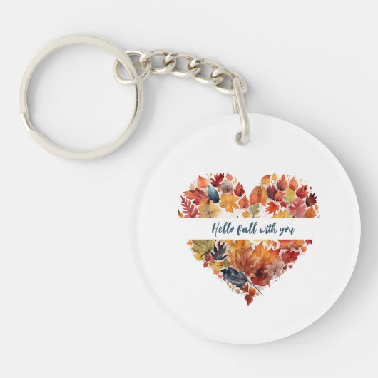 Aangepaste val laat acryl Sleutelhanger (Voorkant)