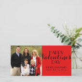Aangepaste Valentijn foto Kaart (Staand voorkant)