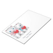 Aangepaste Valentijn notebooks Notitieblok (Schuin)