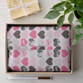 Aangepaste Valentijnsdag - Hartenfoto - Collage Tissuepapier (Geschenk)