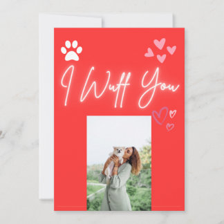 Aangepaste Valentijnsdag Kaart van Dog for Dog Mom