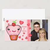Aangepaste Valentijnsdag Kawaii-fotokaart Feestdagenkaart (Voorkant / Achterkant)