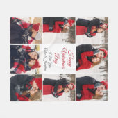 Aangepaste Valentijnsdag romantische liefde foto c Fleece Deken (Voorkant (Horizontaal))