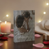 Aangepaste Valentijnsdag romantische paar foto