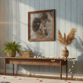 Aangepaste Valentijnsdag romantische paar foto Afdruk