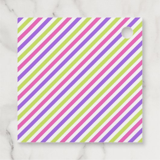 Aangepaste Valentijnsdag Scrunchie Bedankjes Labels (Achterkant)