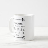 Aangepaste Valentijnse  Funny Mug - Plank Koffiemok (Voorkant links)