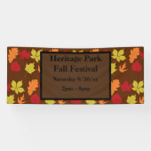 Aangepaste valpartij laat Herfst Festival Banner (Horizontaal)