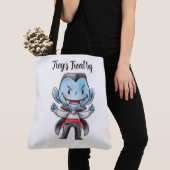 Aangepaste Vampire Treat Canvas tas (Dichtbij)