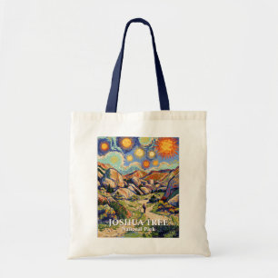 Aangepaste Van Gogh Joshua Tree Woestijn Landschap Tote Bag
