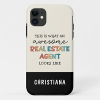 Aangepaste vastgoedagent Funny Geweldige Realtor