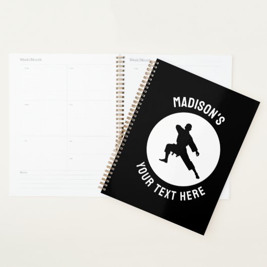 Aangepaste vechtsporten karate Taekwondo Vechten Planner (Display)
