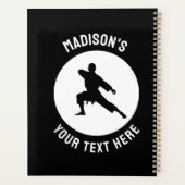 Aangepaste vechtsporten karate Taekwondo Vechten Planner (Achterkant)