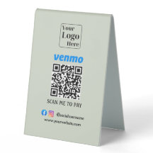 Aangepaste Venmo QR-code betaalstandaard