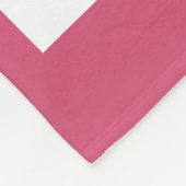 Aangepaste ventilatorbank/Beer en harten Fleece Deken (Hoek)