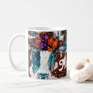 Aangepaste ventilatorKoeien Design Coffee Mok Cup