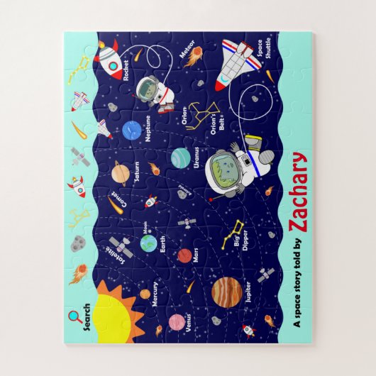 Aangepaste, verborgen objecten Rechercheur Recherc Legpuzzel (Verticaal)