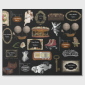 Aangepaste  verjaardag cadeaupapier (Vlak)