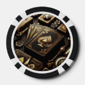 Aangepaste verjaardag Casino Spel Nacht Poker Chips (Achterkant)