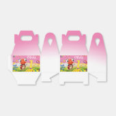 Aangepaste Verjaardag Feestdoos meisje 1 jaar Lil’ Bedankdoosjes (Uitgevouwen)