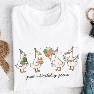 Aangepaste Verjaardag Gans Grappige Verjaardag T-shirt