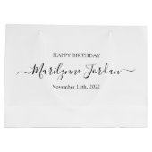 Aangepaste verjaardag groot cadeauzakje (Achterkant)