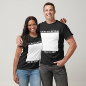 Aangepaste verjaardag Onderteken Mijn T-shirt (Unisex)