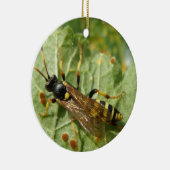 Aangepaste verjaardag overvliegen keramisch ornament (Rechts)