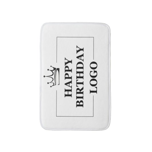 Aangepaste Verjaardag Sjabloon Personaliseer Gift Badmat (Voorkant Verticaal)