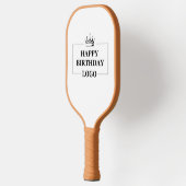 Aangepaste Verjaardag Sjabloon Personaliseer Gift  Pickleball Paddle (Links)