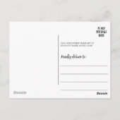 Aangepaste Verjaardag Zodiac Ram - Modern Design Briefkaart (Achterkant)