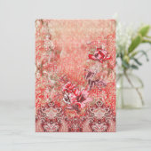 Aangepaste verjaardags-, trouw- en afstudeeruitnod aankondiging (Staand voorkant)