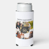 Aangepaste verjaardagsballon 4 Fotocollage (Seltzer Voorkant)