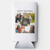 Aangepaste verjaardagsballon 4 Fotocollage (Voorkant)