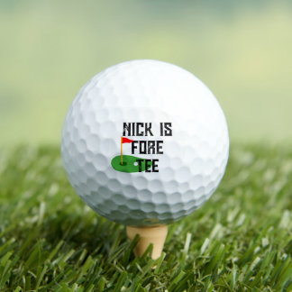 Aangepaste verjaardagscadeau voor golfers - Fore-t Golfballen