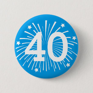 Aangepaste verjaardagsfeest badge speld knoop ronde button 5,7 cm