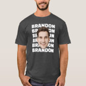 Aangepaste verjaardagsgezicht gepersonaliseerde fe t-shirt (Voorkant)