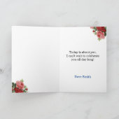 Aangepaste verjaardagskaart kaart (Binnen)